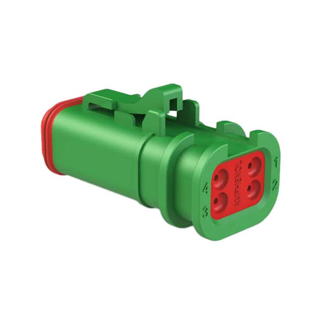 AT06-4S-OMGRN CONN PLUG HSG 4POS