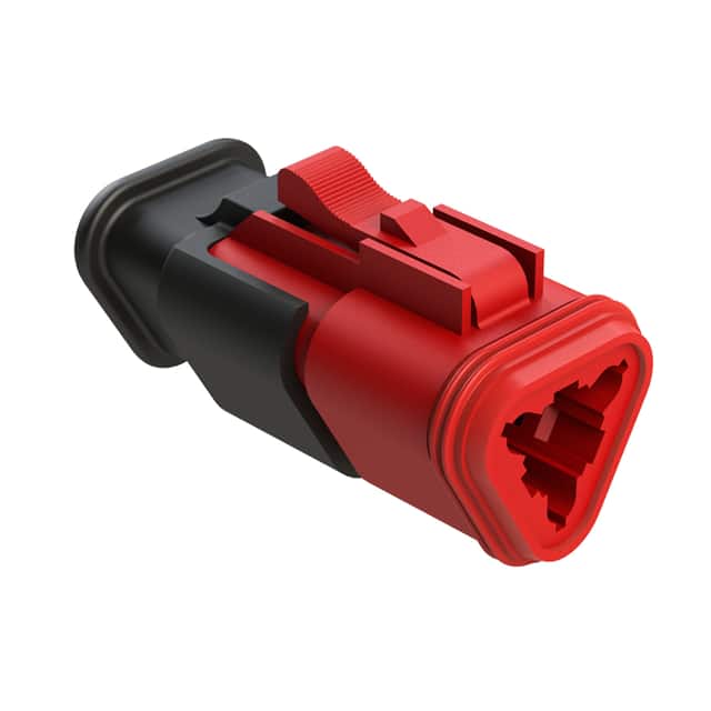 AT06-3S-SR02RED CONN PLUG HSG 3POS