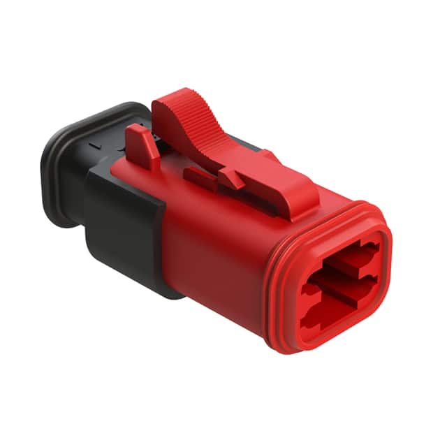 AT06-4S-SR02RED CONN PLUG HSG 4POS