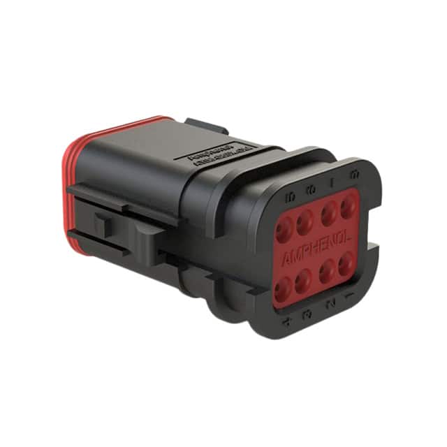 AT06-08SB-OMBLK CONN PLUG HSG 8POS