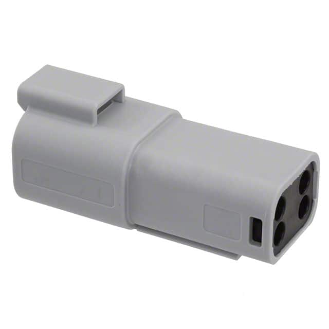 0934443102 CONN RCPT HSG 4POS GRY W/ SM