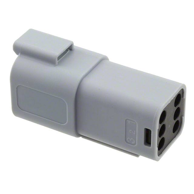 0934444102 CONN RCPT HSG 6POS GRY