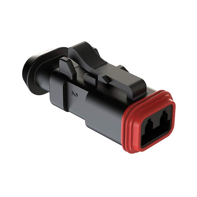 AT06-2S-SB01BLK CONN PLUG HSG 2POS