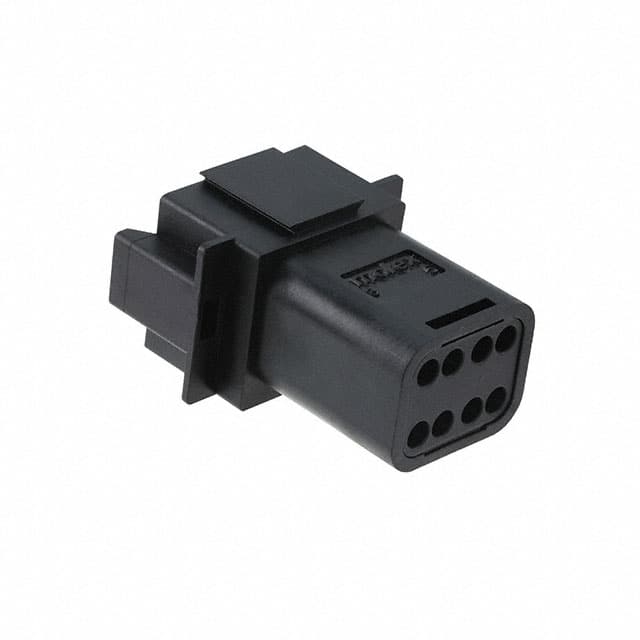 0934445221 CONN RCPT HSG 8POS BLACK