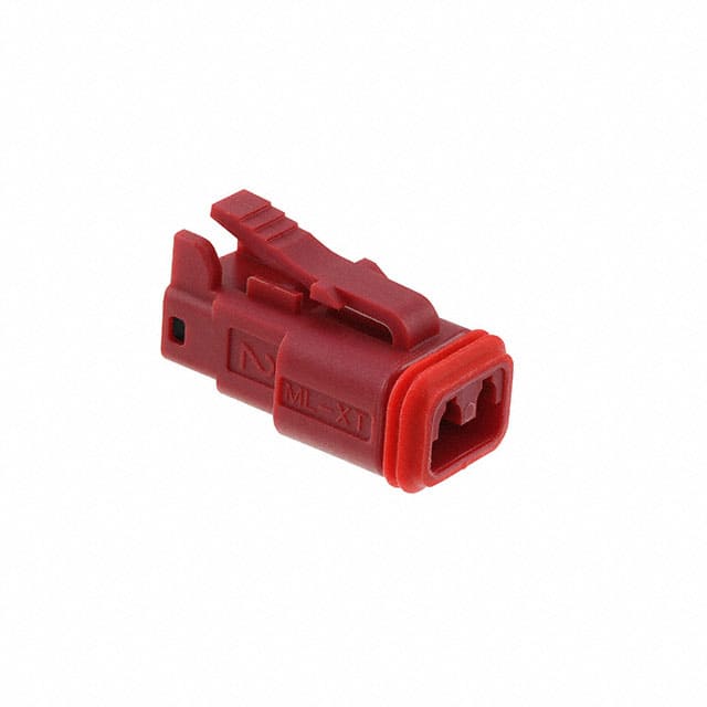 0934451209 CONN PLUG HSG 2POS RED