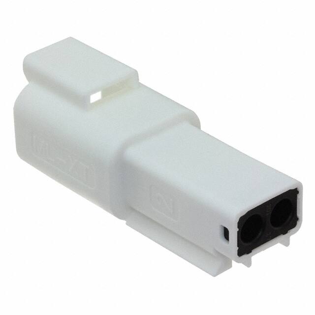 0934441206 CONN RCPT HSG 2POS WHITE
