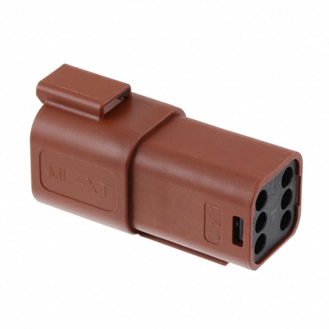 0934444207 CONN RCPT HSG 6POS BROWN