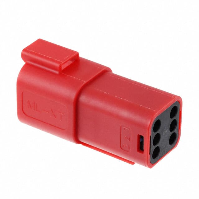 0934444109 CONN RCPT HSG 6POS RED