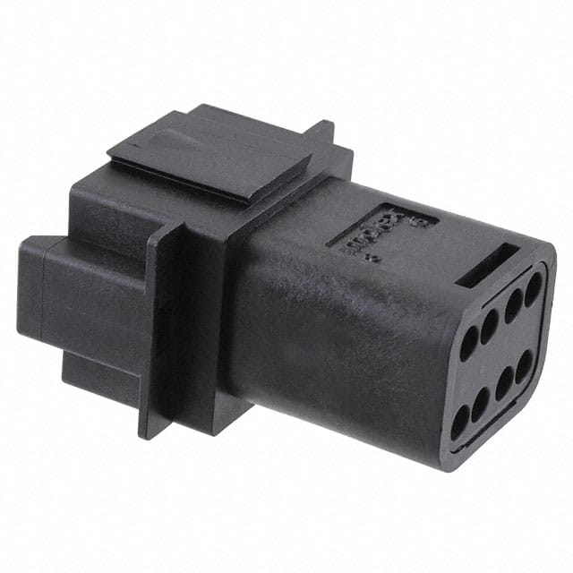 0934445121 CONN RCPT HSG 8POS BLK