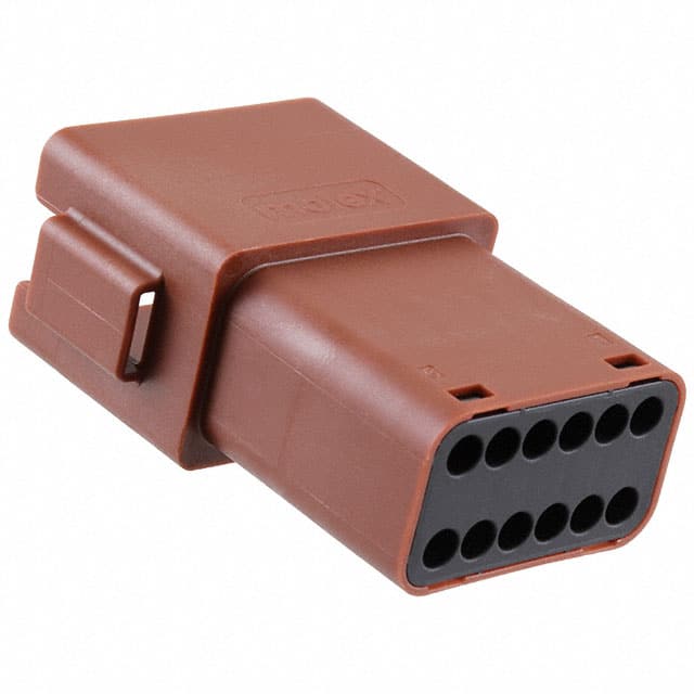 0934446247 CONN RCPT HSG 12POS BRN