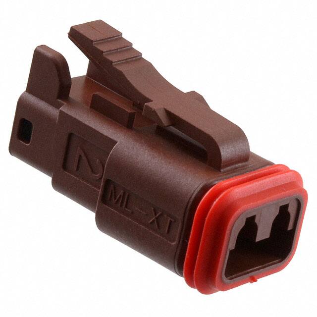 0934451107 CONN PLUG HSG 2POS BROWN