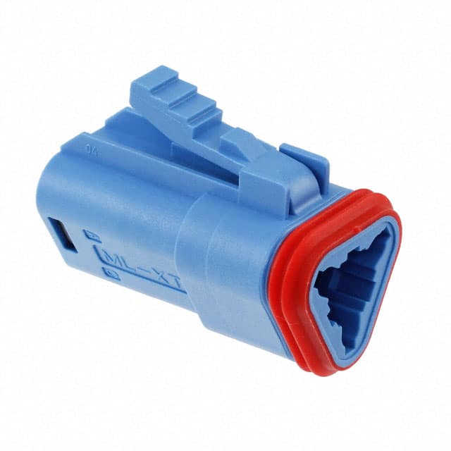 0934452104 CONN PLUG HSG 3POS BLUE