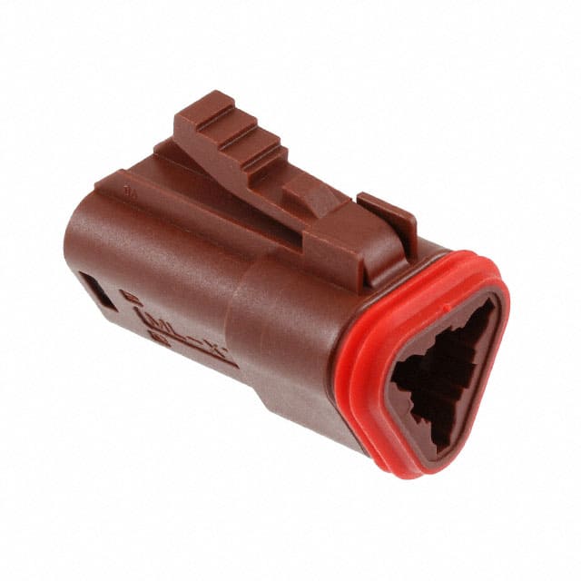 0934452207 CONN PLUG HSG 3POS BROWN