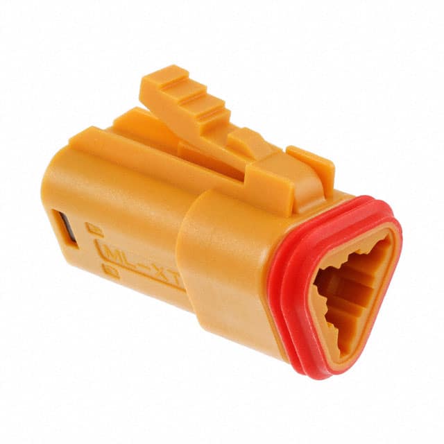 0934452108 CONN PLUG HSG 3POS ORANGE