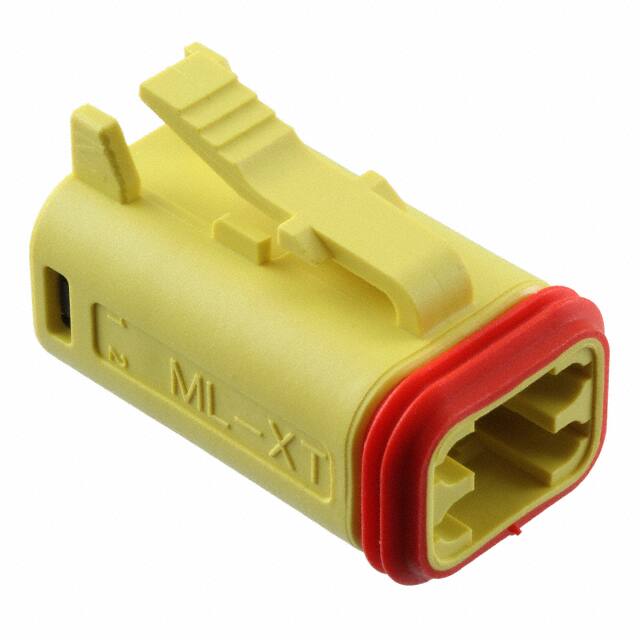 0934453105 CONN PLUG HSG 4POS YELLOW