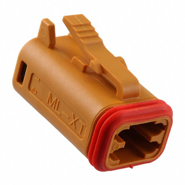 0934453108 CONN PLUG HSG 4POS ORANGE