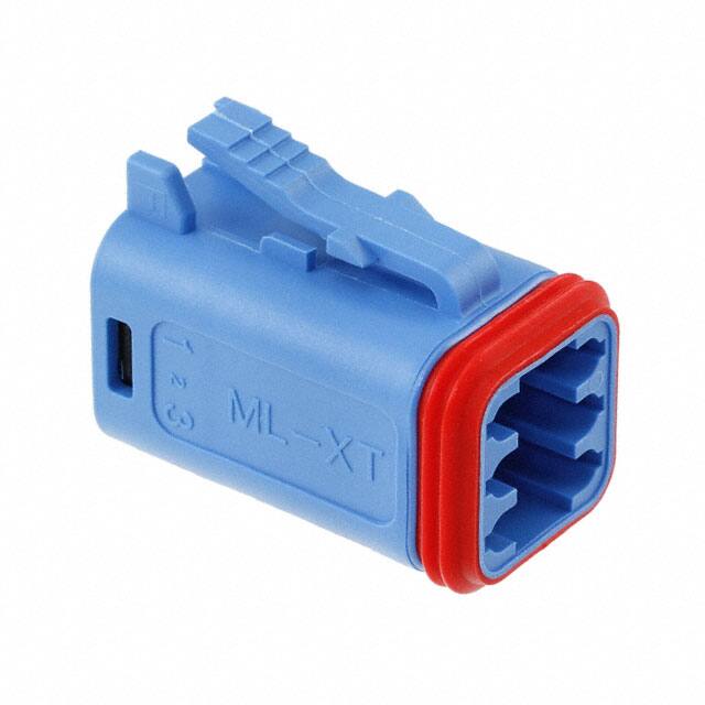 0934454104 CONN PLUG HSG 6POS BLUE
