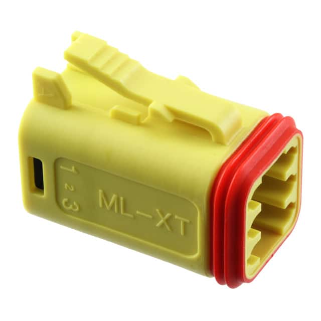 0934454105 CONN PLUG HSG 6POS YLW