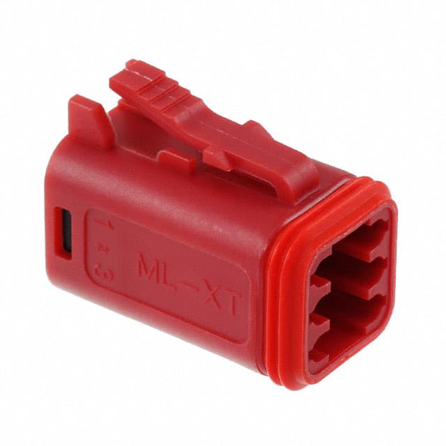 0934454209 CONN PLUG HSG 6POS RED