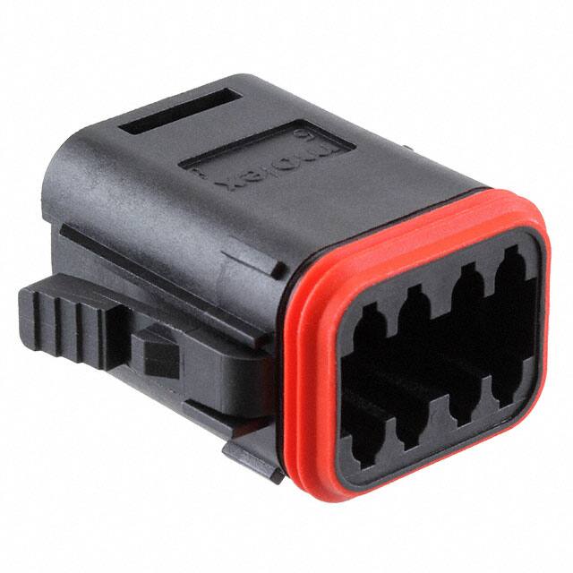 0934455121 CONN PLUG HSG 8POS BLK