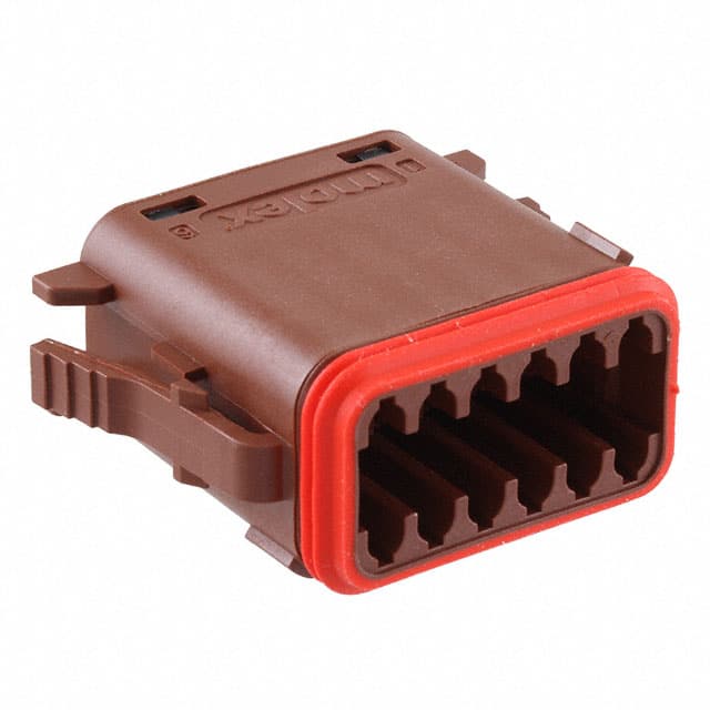0934456147 CONN PLUG HSG 12POS BRN