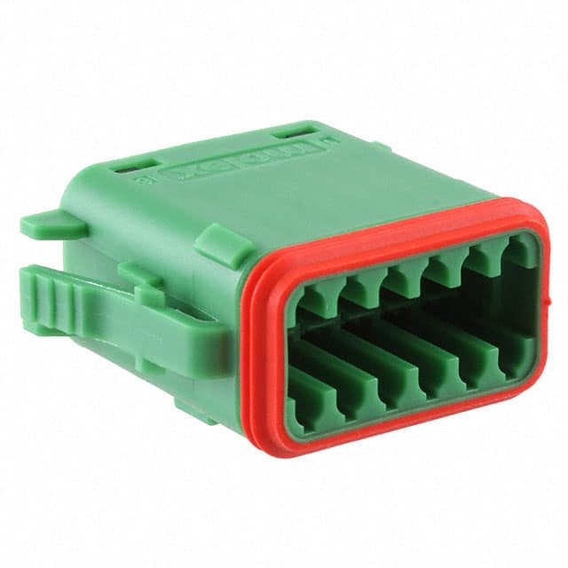 0934456233 CONN PLUG HSG 12POS GRN