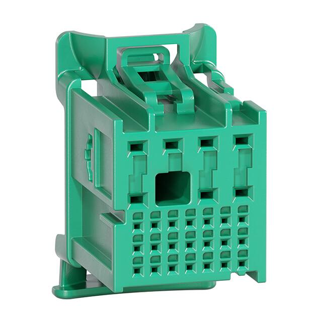 1600140002 CONN RCPT HSG 28POS LT GREEN