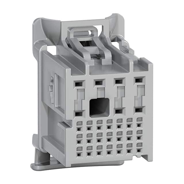 1600140003 CONN RCPT HSG 28POS LT GRAY