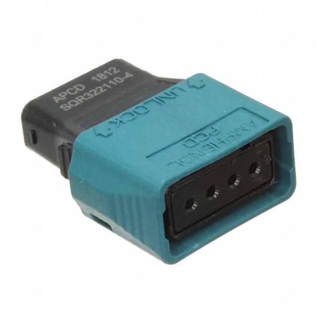 SQR322110-4 CONN PLUG HSG 4POS 22AWG