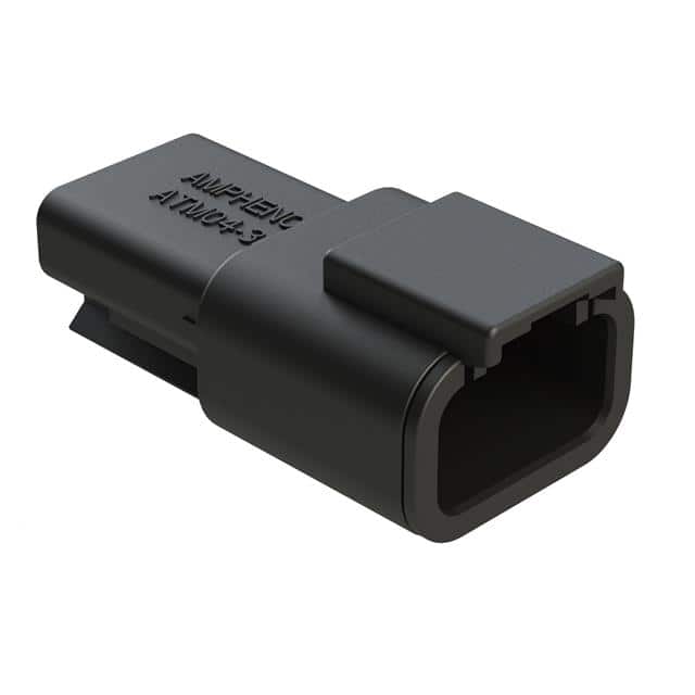 ATM04-3P-BLK CONN RCPT HSG 3POS