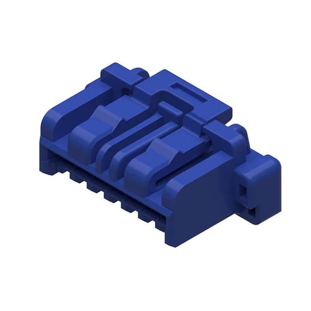 502578-0804 15 WB SINGLE PLUG HSG 8CKT BLUE