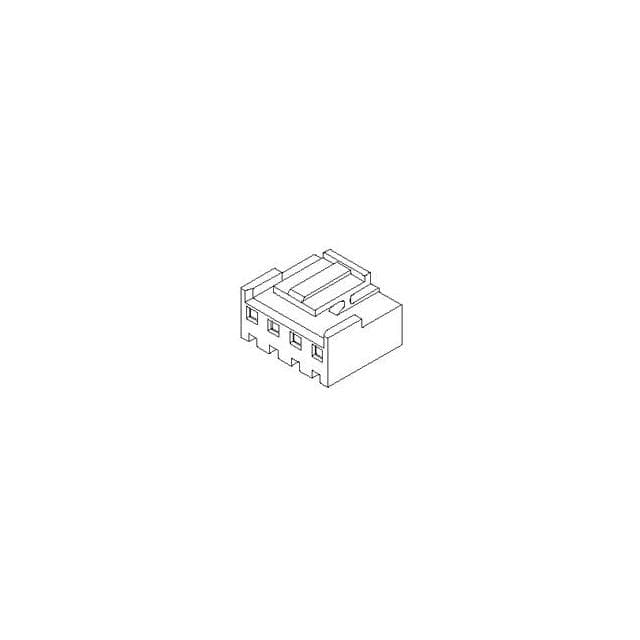 35977-0700 3.96 PITCH W-T-B CONN HOUSING