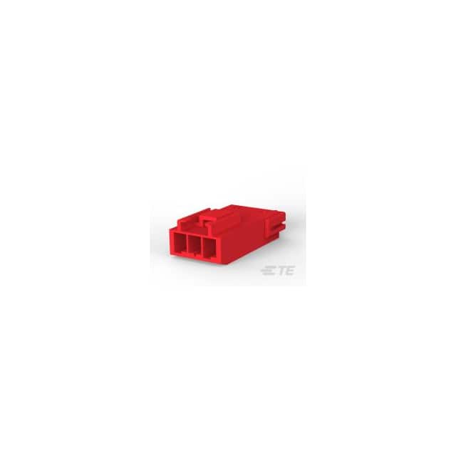 179464-2 DBL LOCK CAP F/H 3P RED