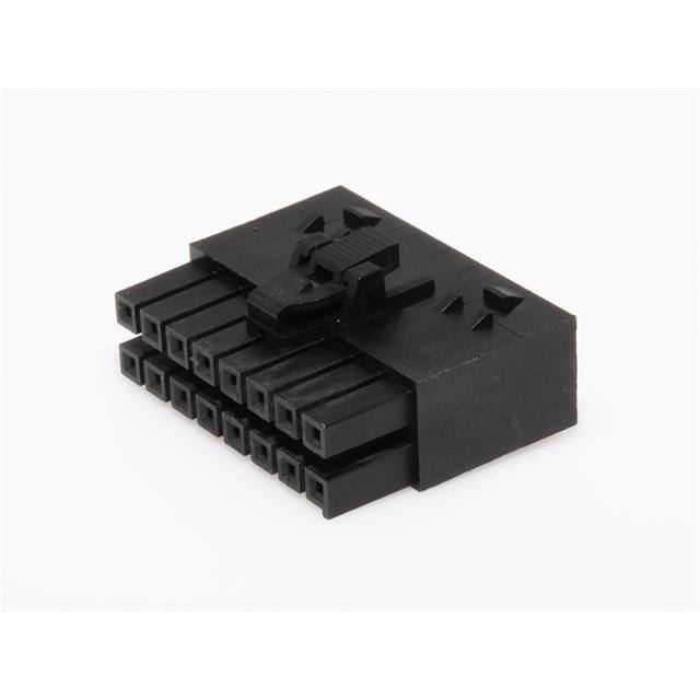 172258-1116 ULTRA-FIT RCPT HSG DUAL V0 BLK T