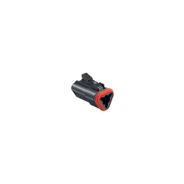 93445-2201 3CCT PLUG BLACK WITH LARGE SEAL