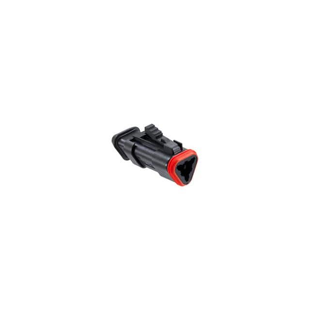 93445-2501 3CCT PLUG BLACK W/ SML SEAL & HE