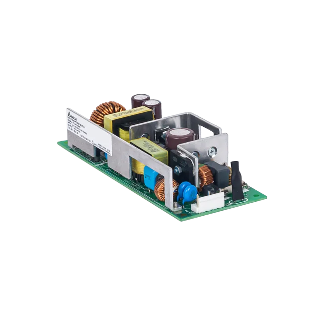 PJ-12V100WLRA The Delta Electronics PJ-12V100WLRA is a 100W AC/DC converter with a 12V output voltage and 8.5A current. It features adjustable output, active PFC, and universal input.