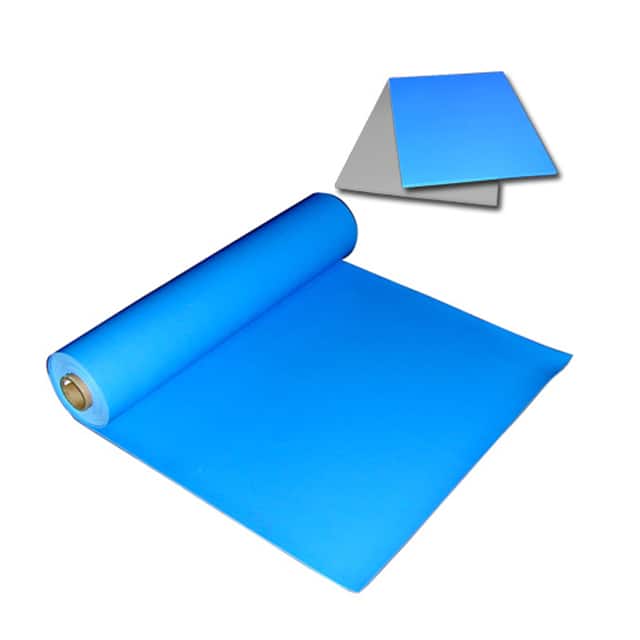 VMC3650B VINYL TABLE MAT, BLUE,3' X 50'