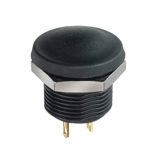 IXR5S12M IP67 SEALED BLACK ROUNDPUSHBUTTO