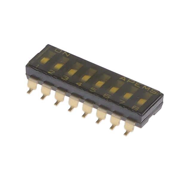 DMR08TTR SWITCH SLIDE DIP SPST 25MA 24V