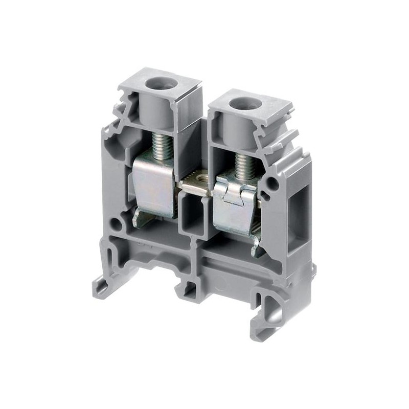 M10/10N The Entrelec M10/10N is a blue, feed-through screw clamp terminal block with a 57A current rating and 10mm spacing. It is designed for reliable electrical connections.