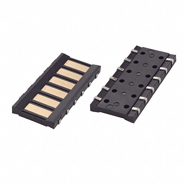 70ADJ-6-FL0 CONN SPRING MOD FEMALE 6POS SMD