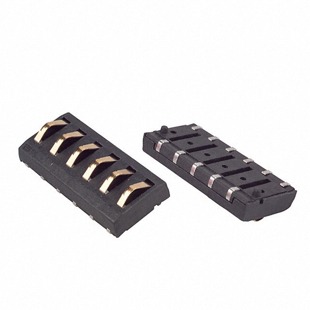 70ADJ-6-ML1 CONN SPRING MOD MALE 6POS SMD