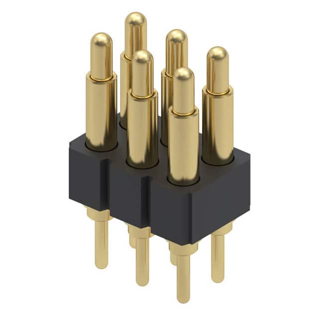 827-22-006-10-004101 CONN SPRING PISTON 6POS PCB