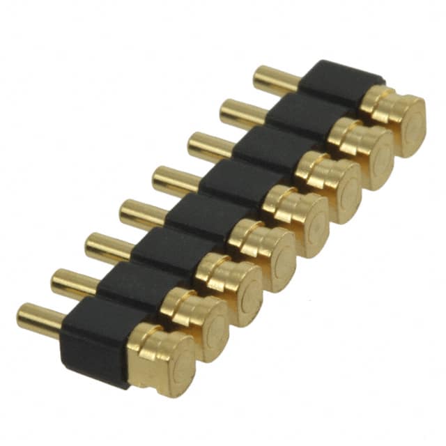 810-22-008-40-001101 CONN SPRING PISTON 8POS R/A SMD