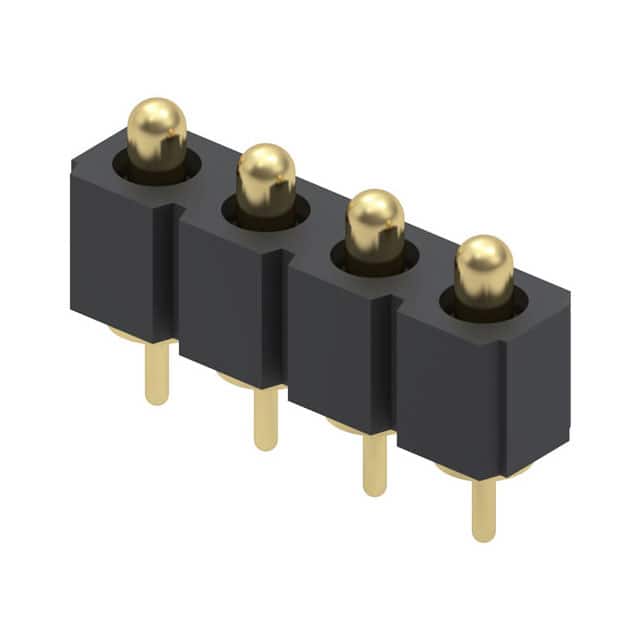 821-22-004-10-001101 CONN SPRING PISTON 4POS PCB