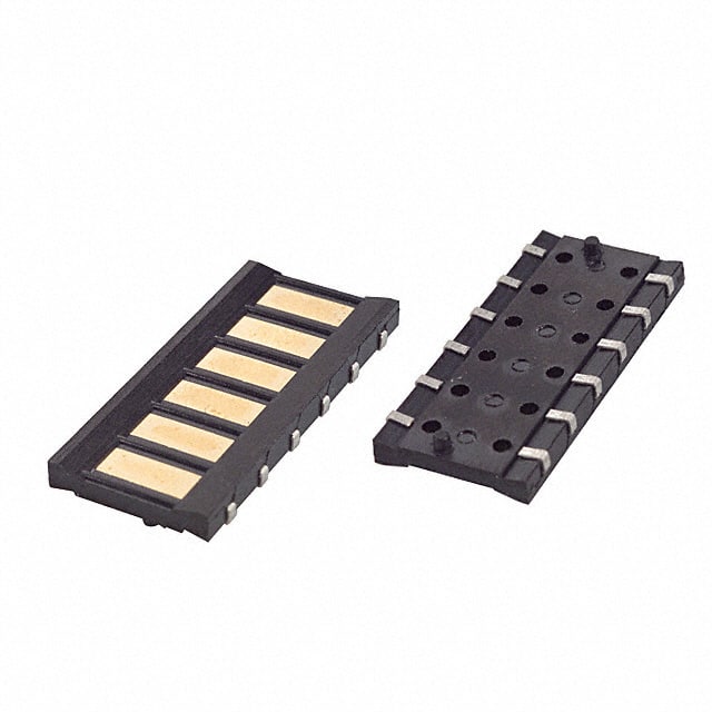 70ADJ-6-FL1G CONN SPRING MOD FEMALE 6POS SMD