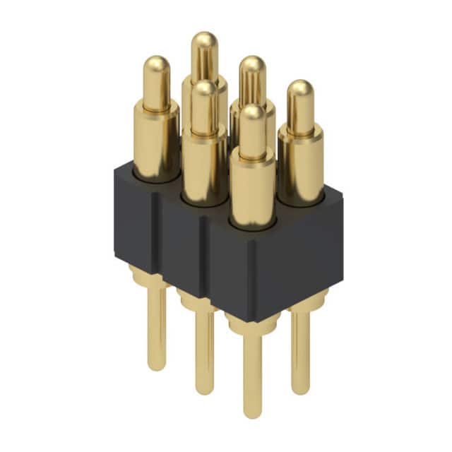 838-22-006-10-001101 CONN SPRING PISTON 6POS PCB