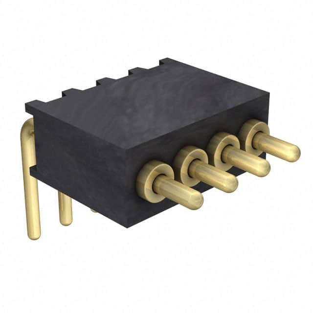 854-22-004-20-001101 CONN SPRING PISTON 4POS R/A PCB