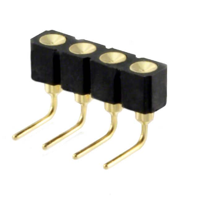 399-10-104-10-007000 CONN SPRING TARGET 4POS R/A PCB